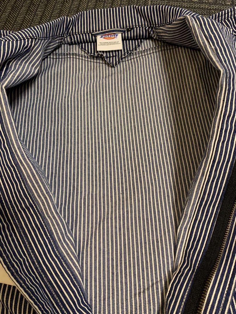 新品 タグ付き Dickies デッキーズ ヒッコリー ツナギ サイズS