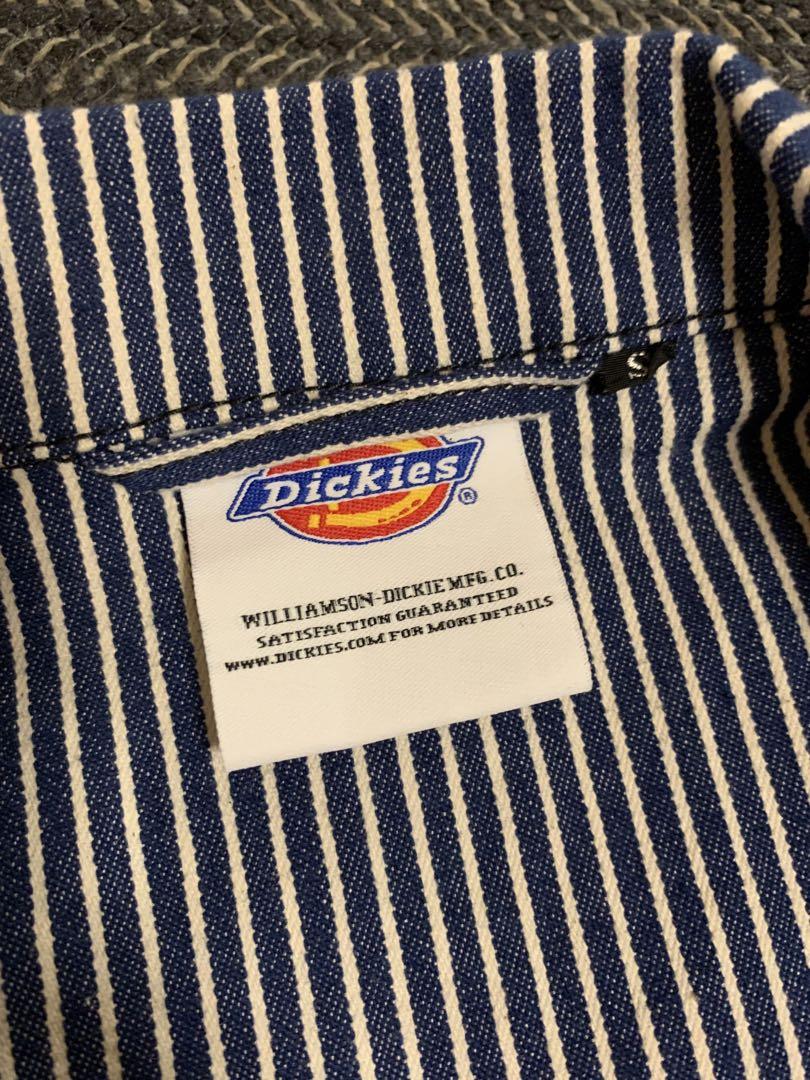 新品 タグ付き Dickies デッキーズ ヒッコリー ツナギ サイズS