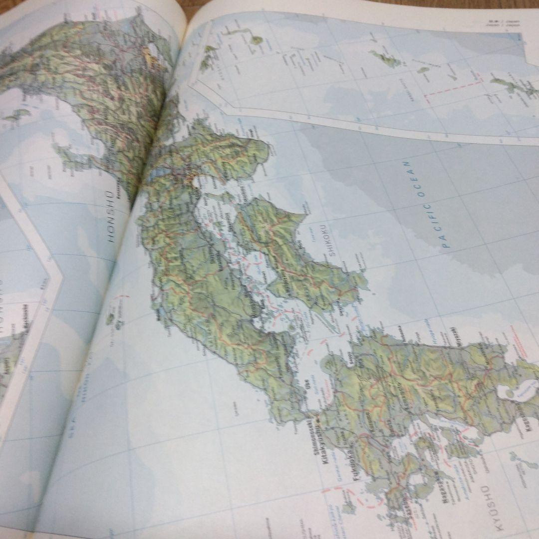最新 1415 ブリタニカ 国際地図 Britanica 1978年11月1日発行 地図・旅行ガイド
