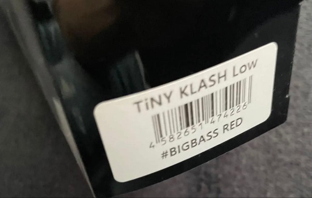 タイニークラッシュ Low ビッグバスレッド 即完売 超レアカラー DRT