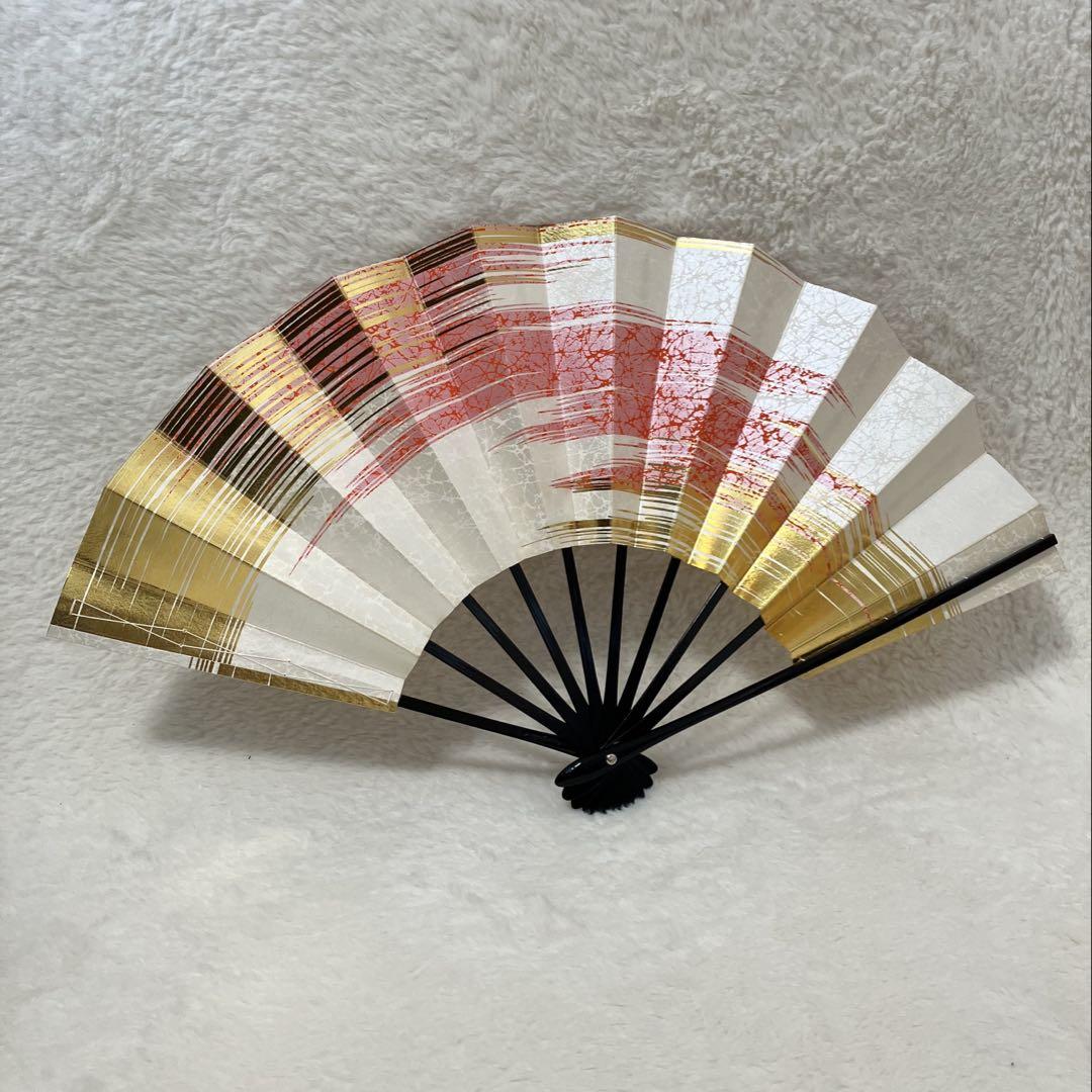 美品 日本舞踊 扇子 7点まとめてセット 能扇日舞せんす 和装小物 箱付き