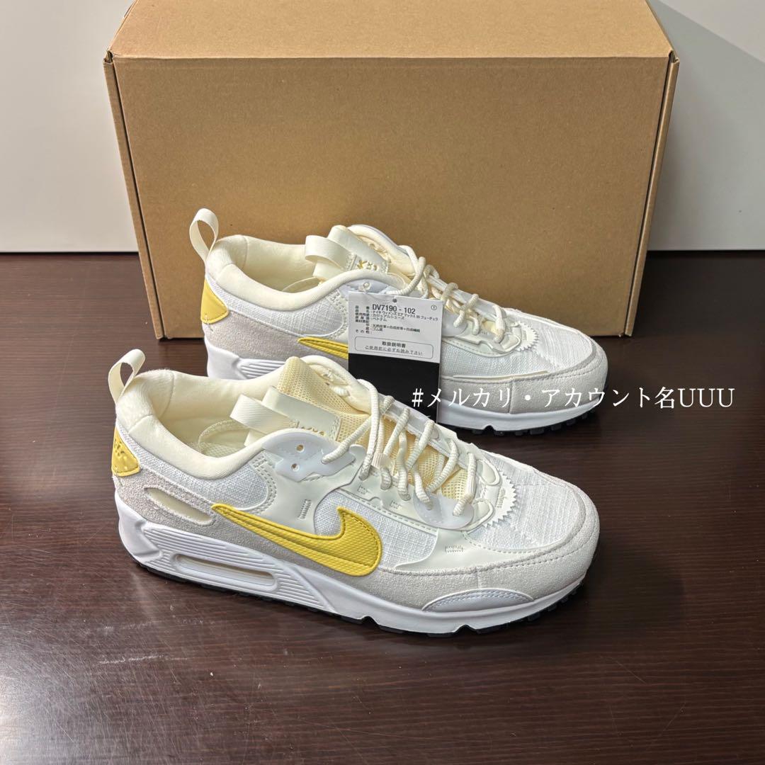 NIKE｜エアマックス90 フューチュラ｜ホワイト|ゴールド