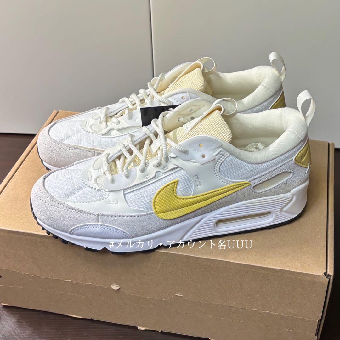 NIKE｜エアマックス90 フューチュラ｜ホワイト|ゴールド