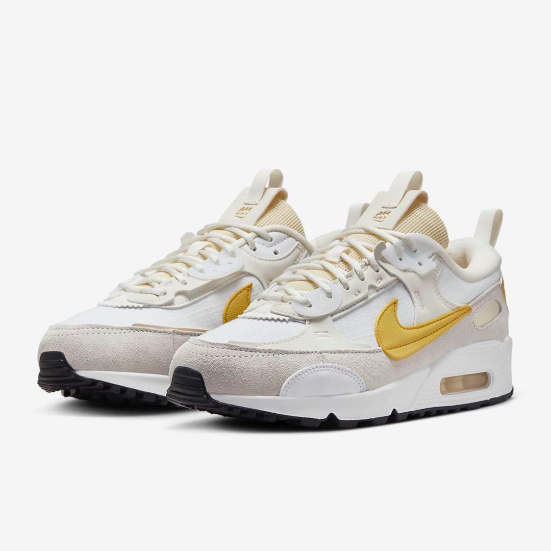 NIKE｜エアマックス90 フューチュラ｜ホワイト|ゴールド