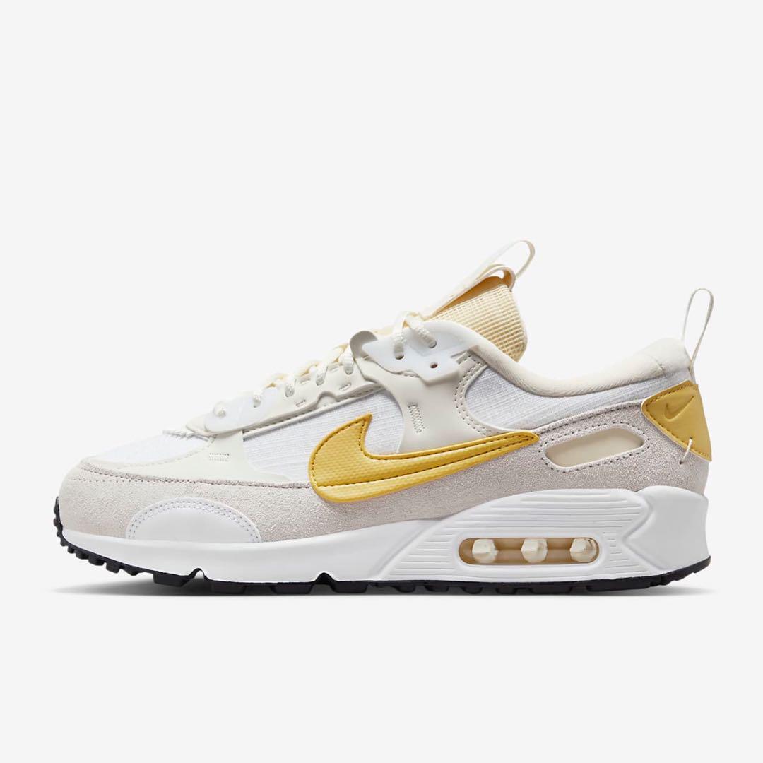 NIKE｜エアマックス90 フューチュラ｜ホワイト|ゴールド