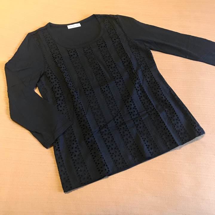 メルカリ 長袖tシャツ カットソー 重ね着 コットン レース インナー おしゃれ 夏 紺 ニット セーター 3 480 中古や未使用のフリマ