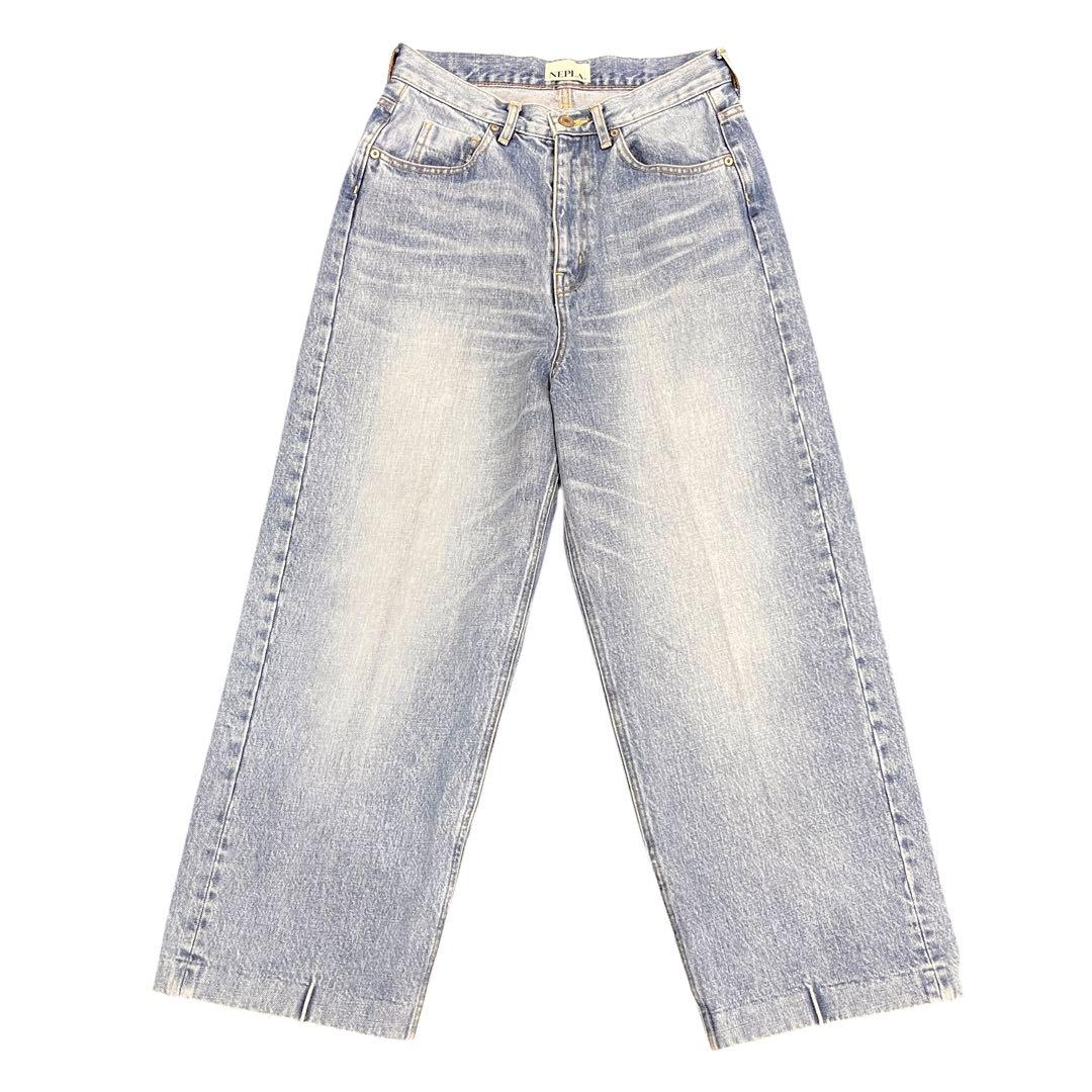 ◾️新品タグ付　プラージュ　NEPLA　デニムパンツ　24　ワイドデニム セール】【NEPLA./ネプラ】別注 WIDE デニムパンツ（デニム