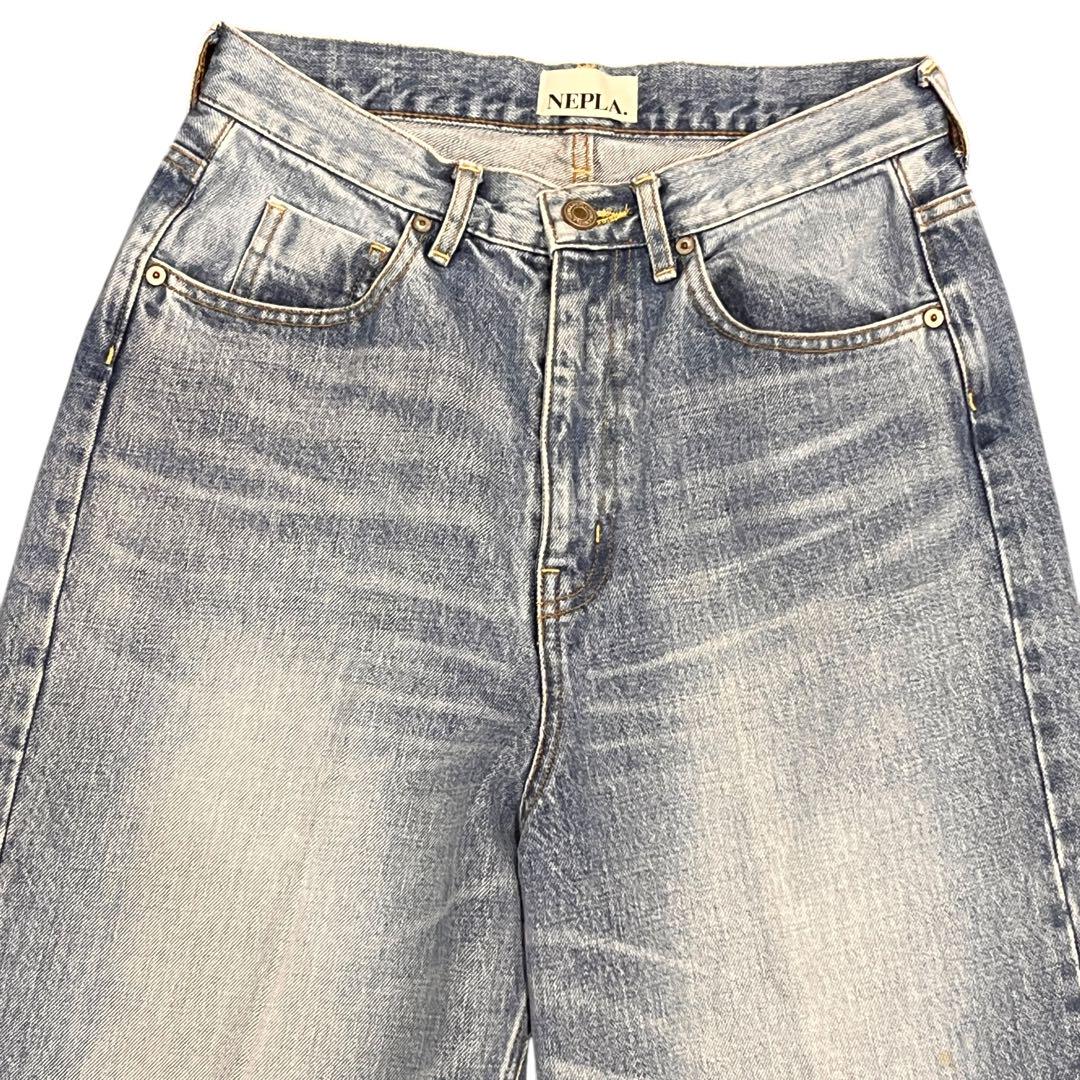 ◾️新品タグ付　プラージュ　NEPLA　デニムパンツ　24　ワイドデニム セール】【NEPLA./ネプラ】別注 WIDE デニムパンツ（デニム