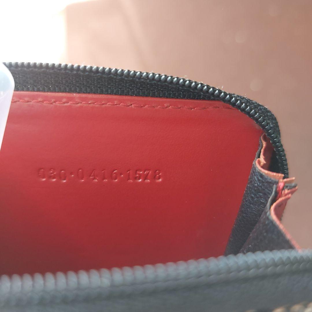 GUCCIグッチ コインケース　GG柄　キャンバス×レザー