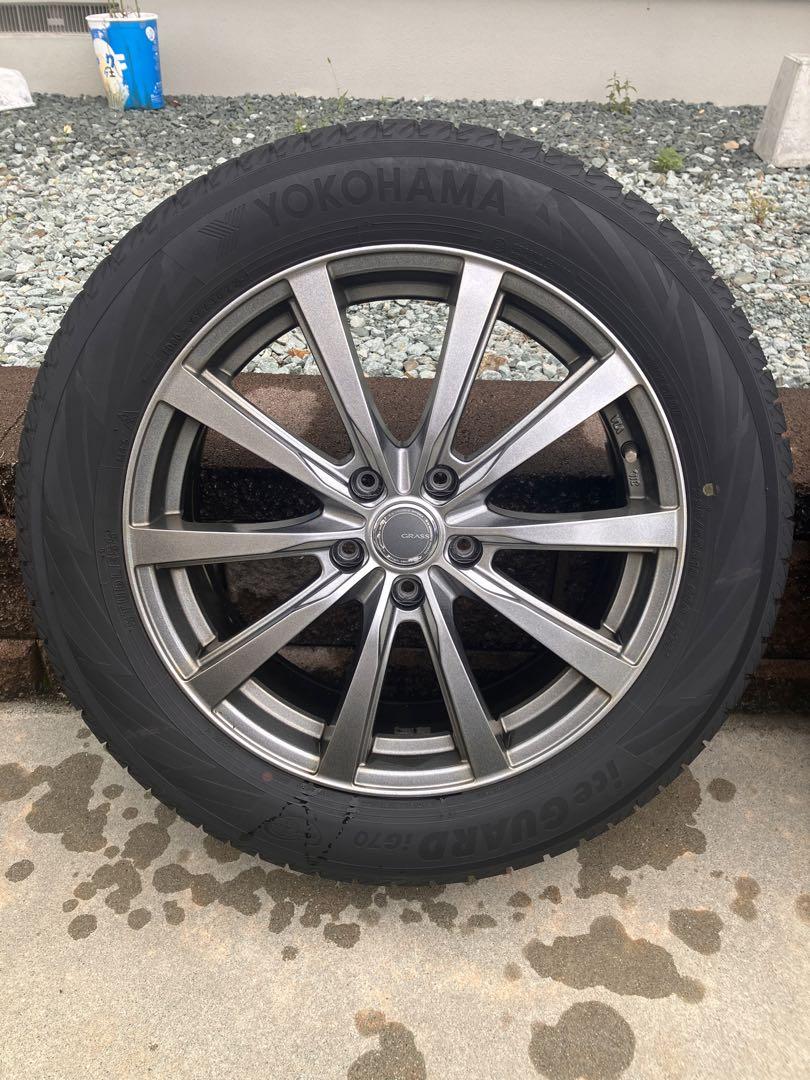 YOKOHAMA 225/55R18 スタッドレスタイヤセット18インチ