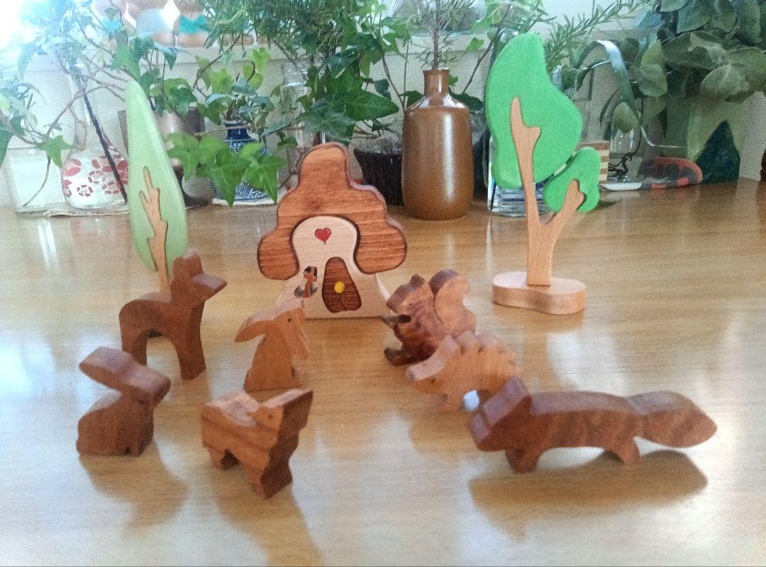 森のどうぶつ達　知育玩具　おもちゃ