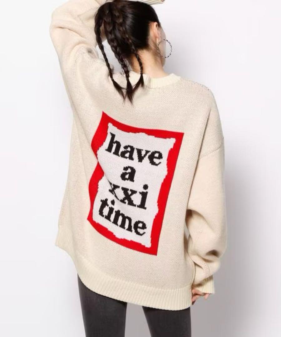 have a good time ニット have a good time】コラボジャガーニット