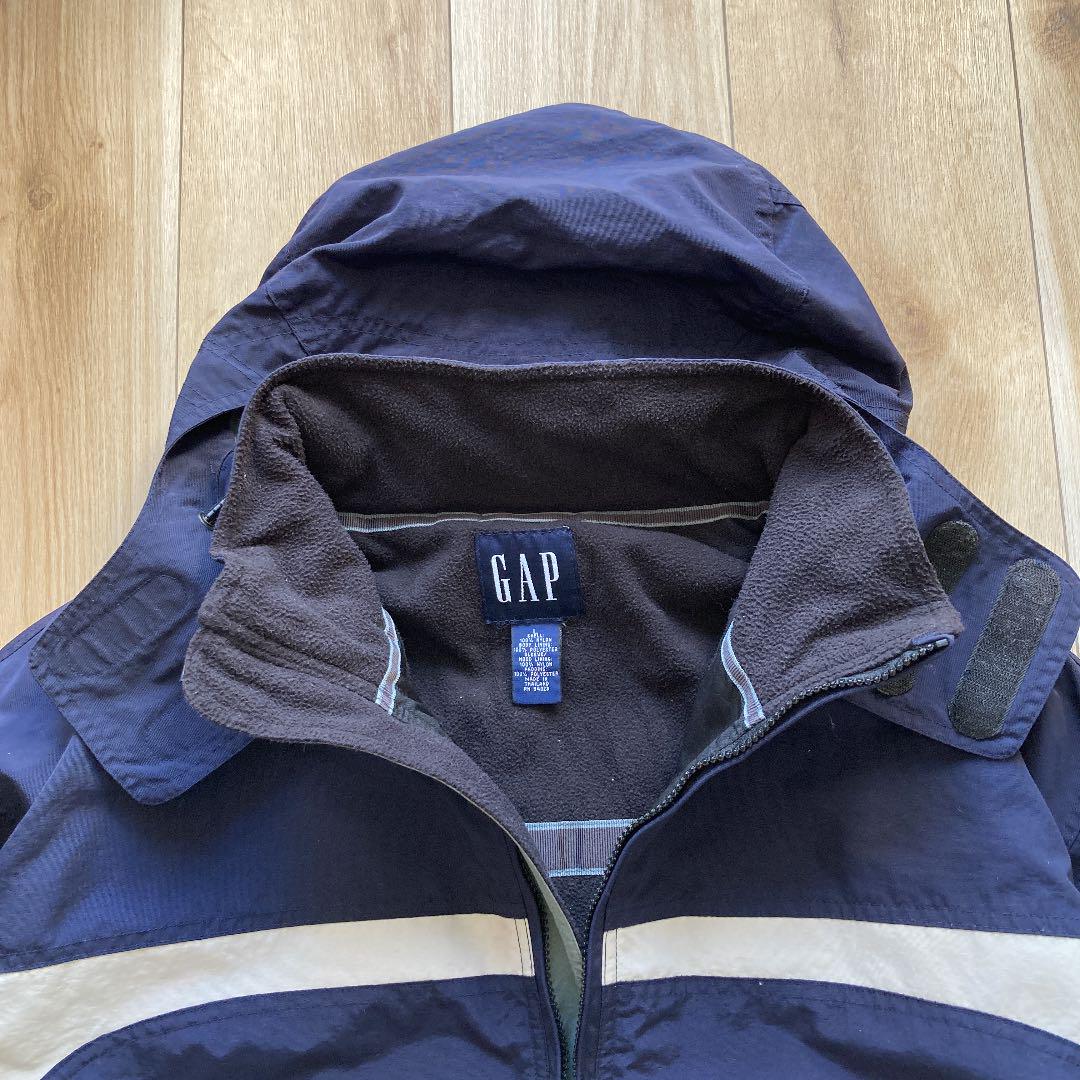 ナイロンジ⒝ 90s オールドギャップ マウンテンパーカー ネイビー lfoYZ-m78847503371 old gap ールドギャ
