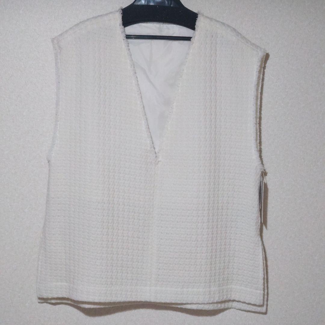 【新品・未使用】chouette　ツイーディベスト　М　レディース