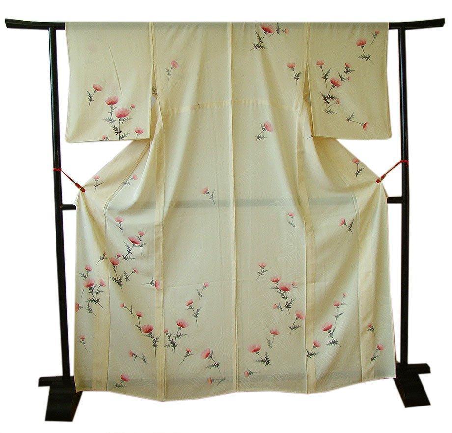 美品 夏物 駒絽 ３本絽 附下げ・訪問着（正絹）仕立上り＜HH1992＞ ☆美品 夏物 駒絽 3本絽 附下げ・訪問着(正絹）仕立上り＜
