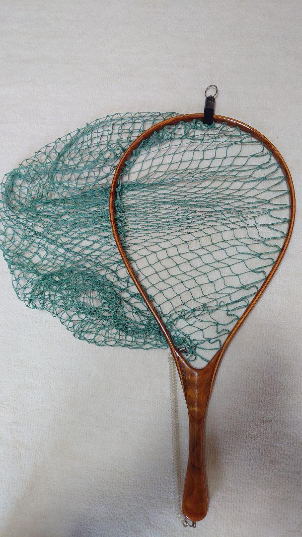 ★★ FISH OWL ランディングネット　全長約57cm　 No.893 やや傷や汚れあり c400_962-3.jpg