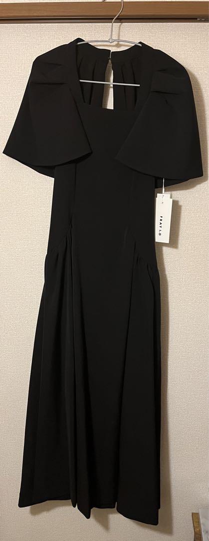 FRAY I.D新品未使用タグ付きケープスリーブドレスワンピース