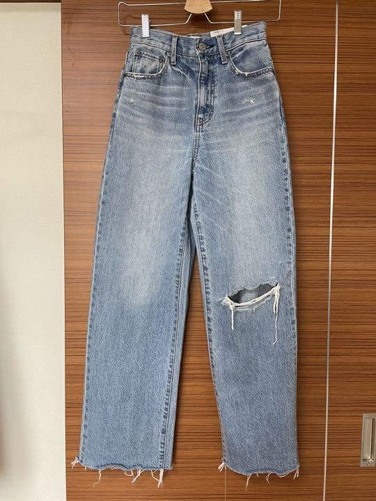LEINWANDE サマーニットパンツ リネン グレー