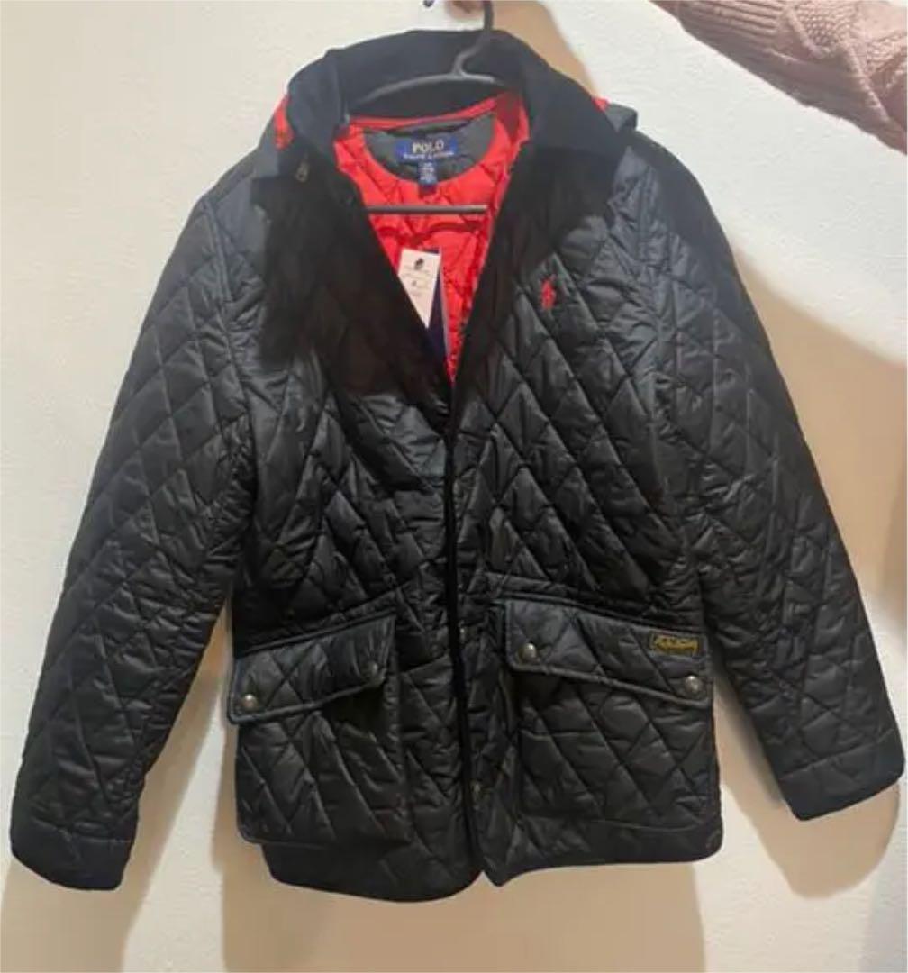 最終価格 新品タグ付き 黒 RALPH LAURENコート 160㎝