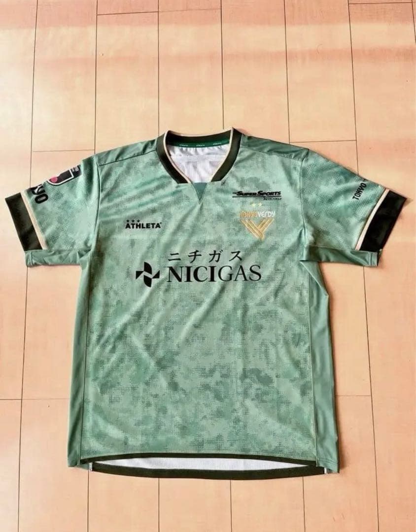 東京ヴェルディ 3rd ユニフォーム o 翁長聖 選手 アスレタ タグありXL LL ATHLETA