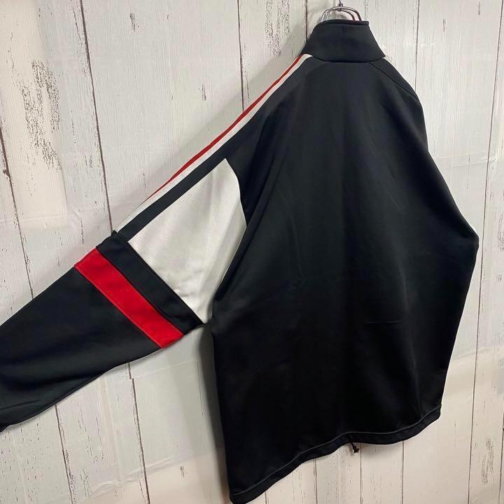 希少 80s adidas デサント社 ジャージ トラックジャケット ゆるダボ