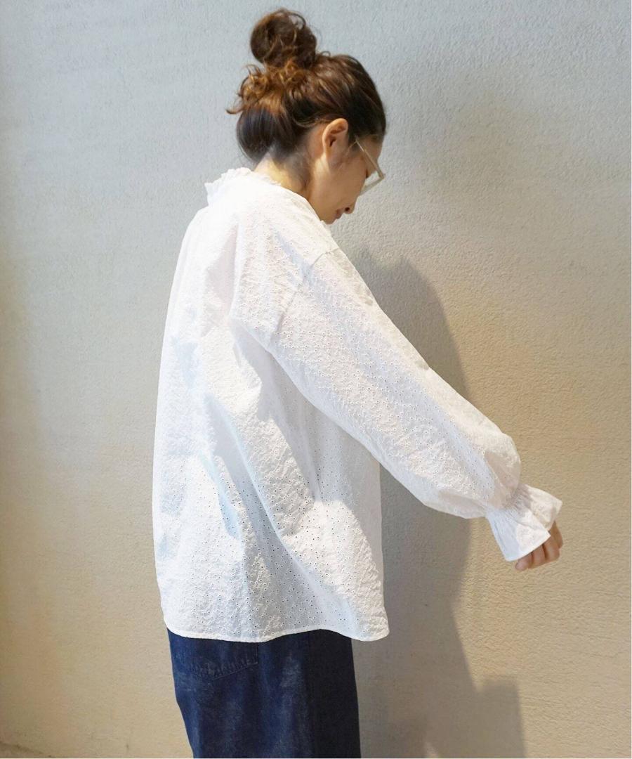 新品　オールオーバーレース フリルパフブラウス ジャーナルスタンダード