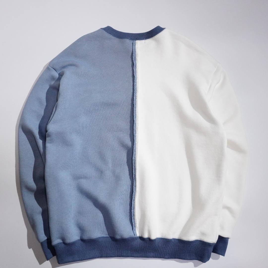 新品 SPRING スウェット ヴィンテージライク ツートン