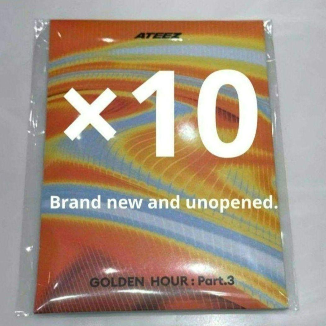 新品 未開封 ATEEZ GoldenHour Part.3 poca 10枚