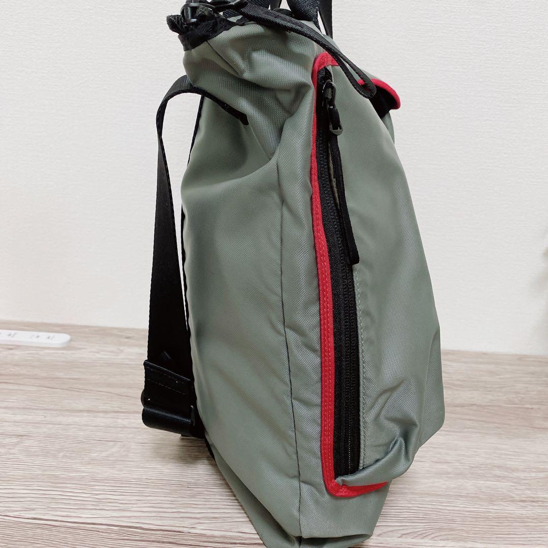 PORTER 2WAY ヘルメットバッグ ショルダーバッグ/ナイロン/グレー