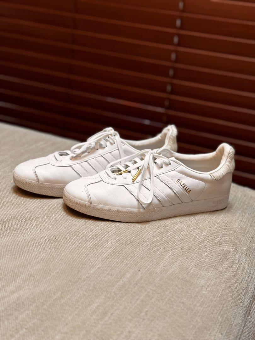adidas アディダス　GAZELLE ホワイト スニーカー26.0cm
