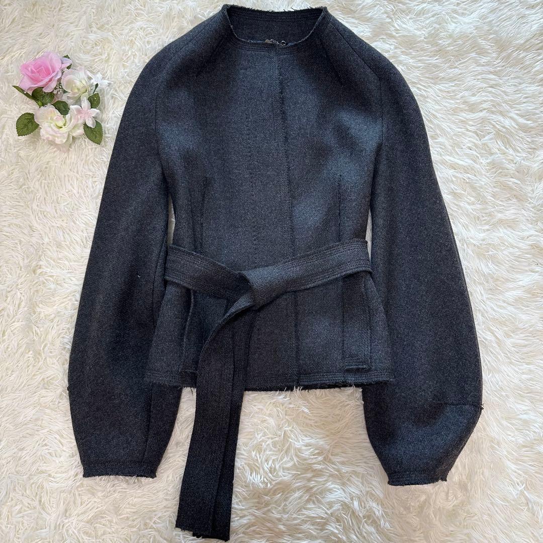 フェラガモ✨カットオフ ショートジャケットコート