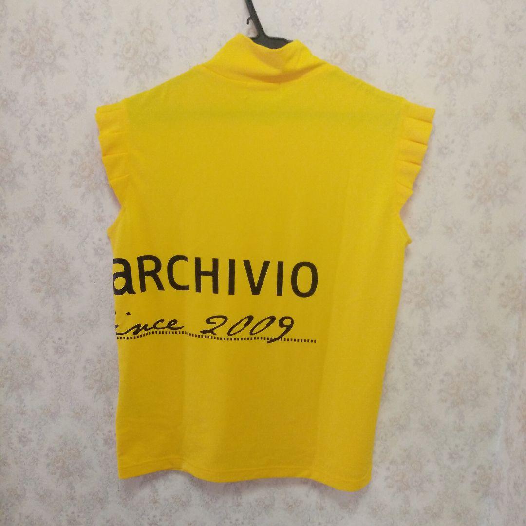 archivio - 36 黄色　イエロー　ARCHIVIO ソフトクリーム　ノースリーブ ARCHIVIOアルチビオ・ノースリーブシャツ - メルカリ