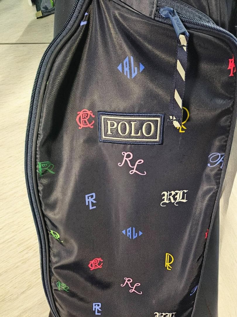送料無料/超美品Polo マルチカラーゴルフバッグ 送料無料/超美品Polo マルチカラーゴルフバッグ