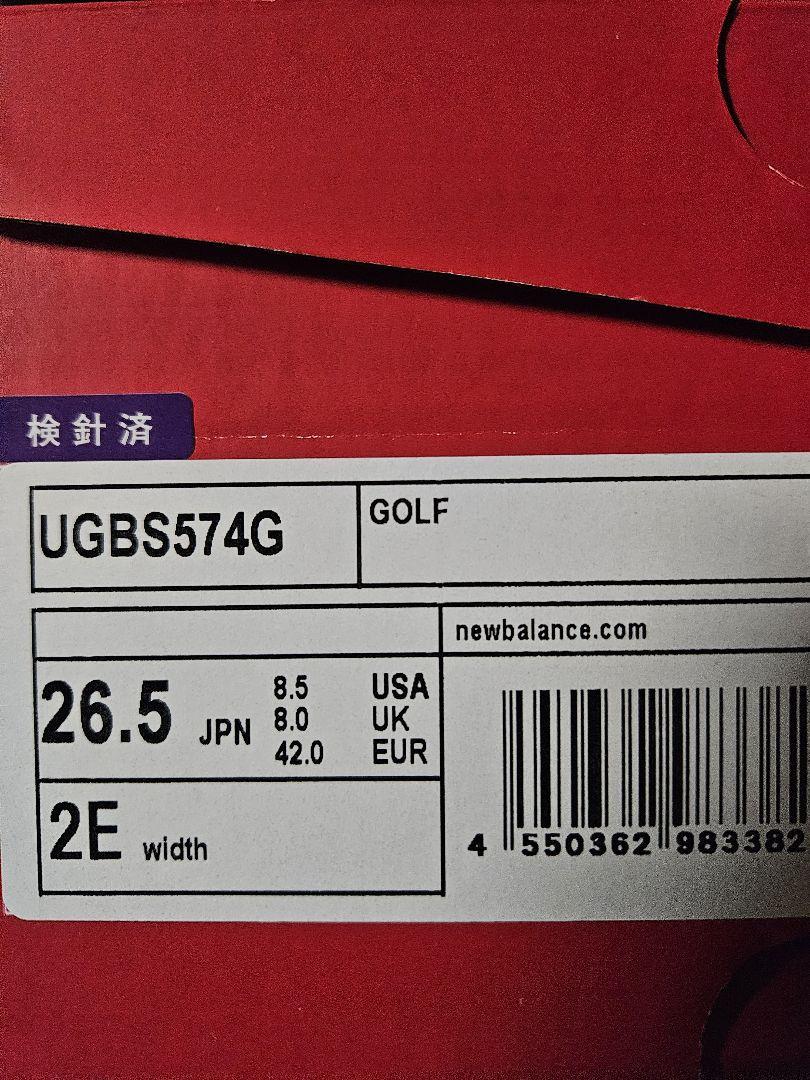 新品未使用　[ニューバランス] ゴルフシューズ UGBS574v3 BOA