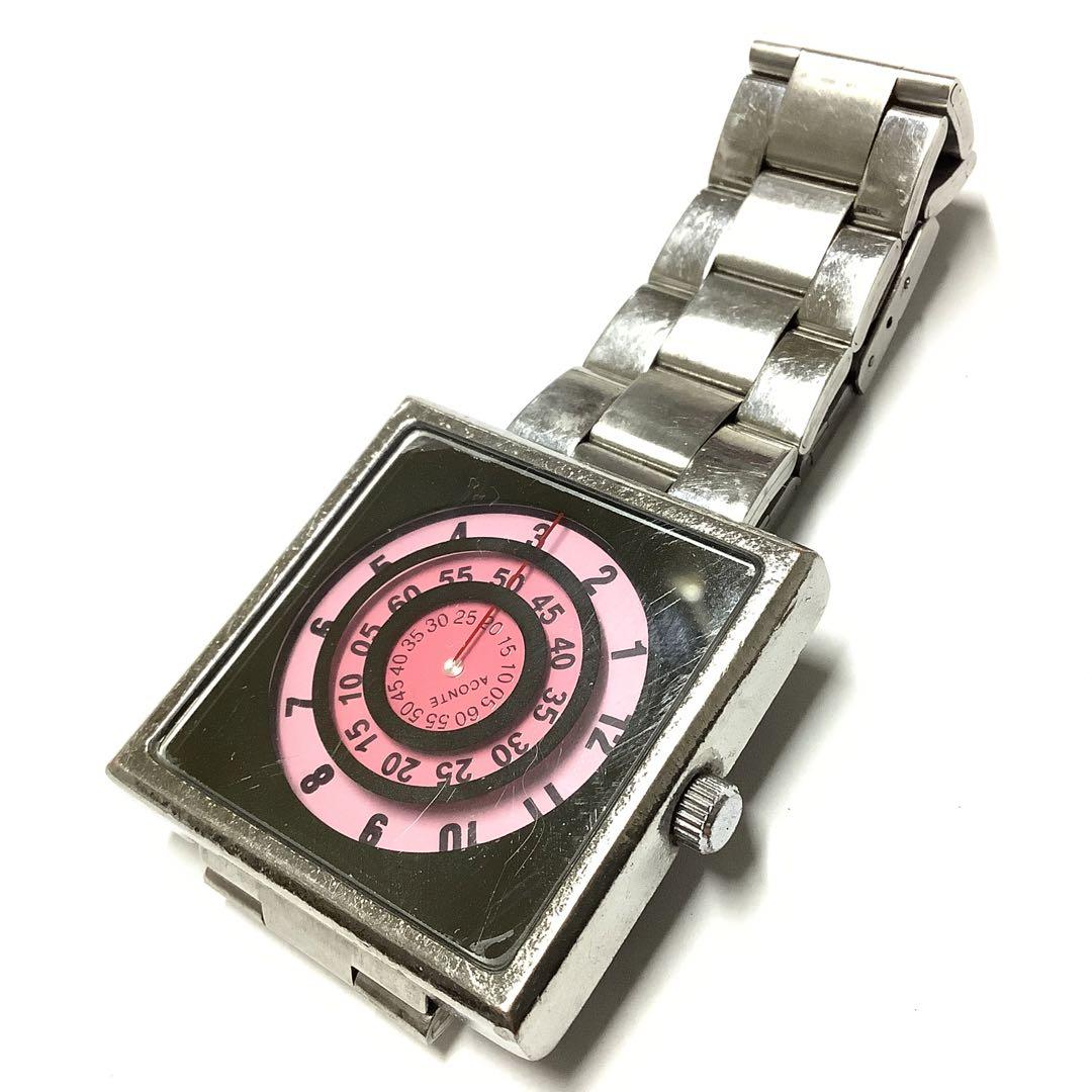 【激レア！中古品、稼働中】ACONTE アナログデジタル 腕時計