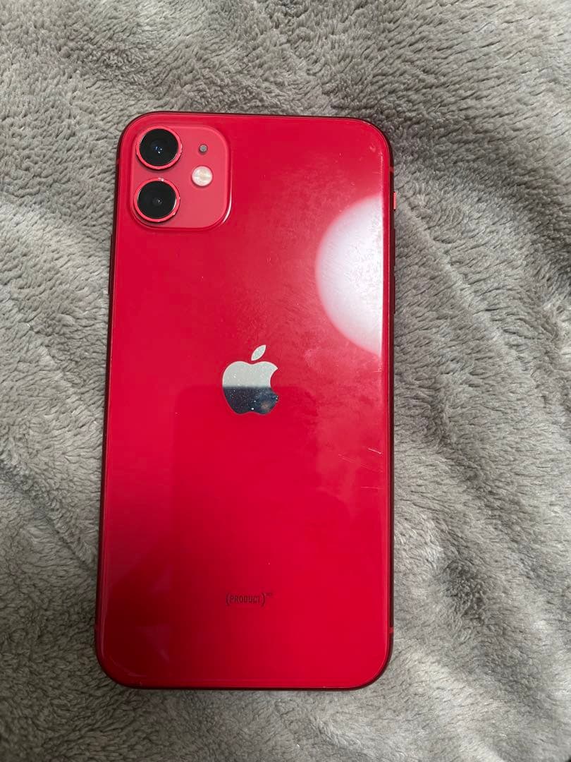 iPhone11 レッド本体 スマートフォン本体