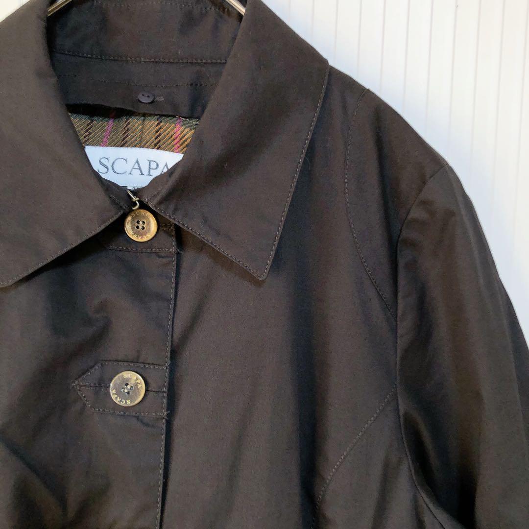 美品★ 【スキャパ】 レディース ジャケット （XL） 軍服風 大きいサイズ