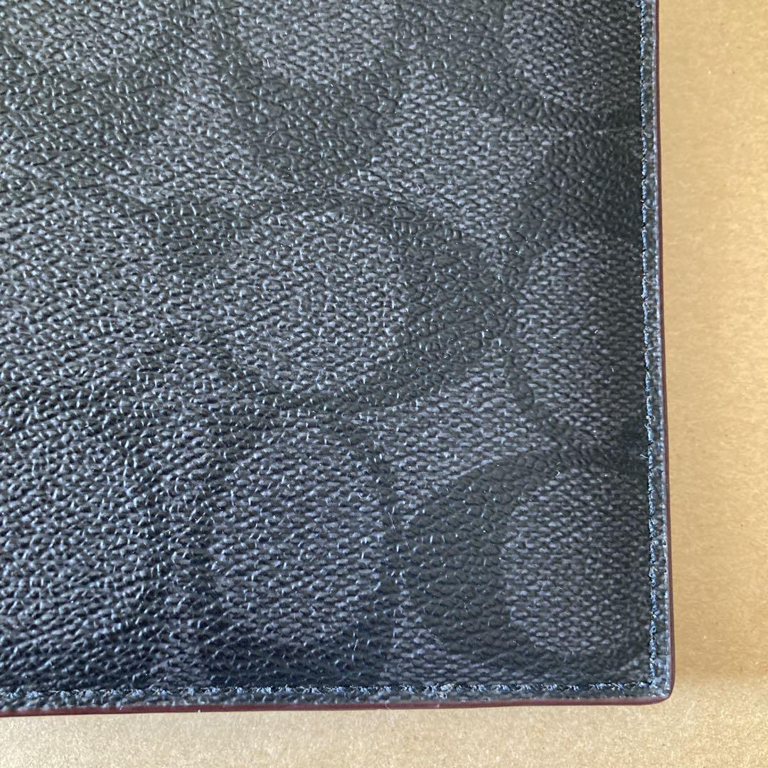 美品☆COACH ブラック 二つ折り財布☆