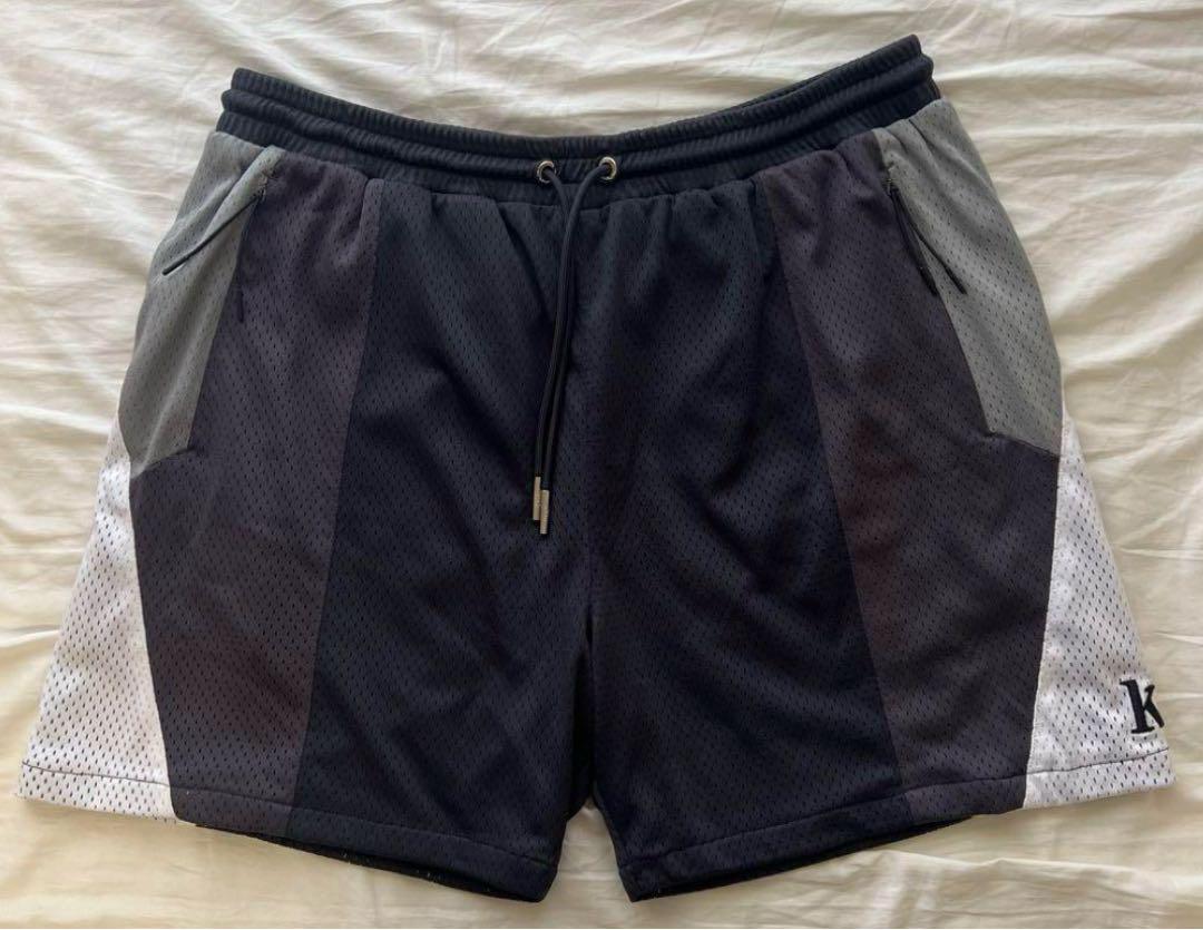 kith メッシュ ショートパンツ　women 戻します！値下げ！Kith メッシュショートパンツ Lサイズ - メルカリ