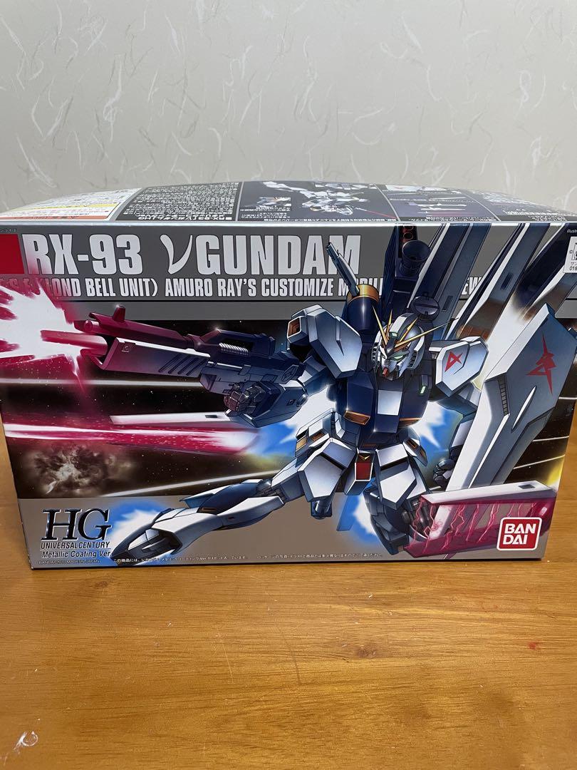 ガンプラHG RX-93 νガンダム(メタルリックコーティングVer.)