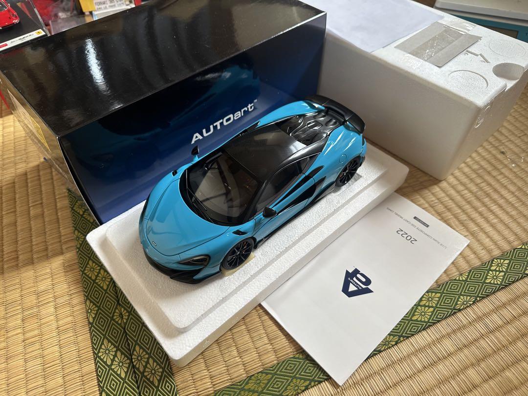 1/18 オートアート マクラーレン 600LT ライトブルーautoart