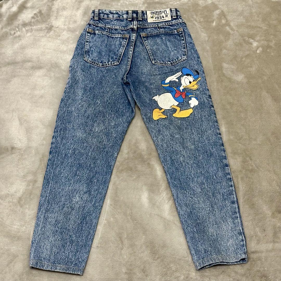 希少 80's Disney ディズニー ポピンズ ドナルドダック デニム