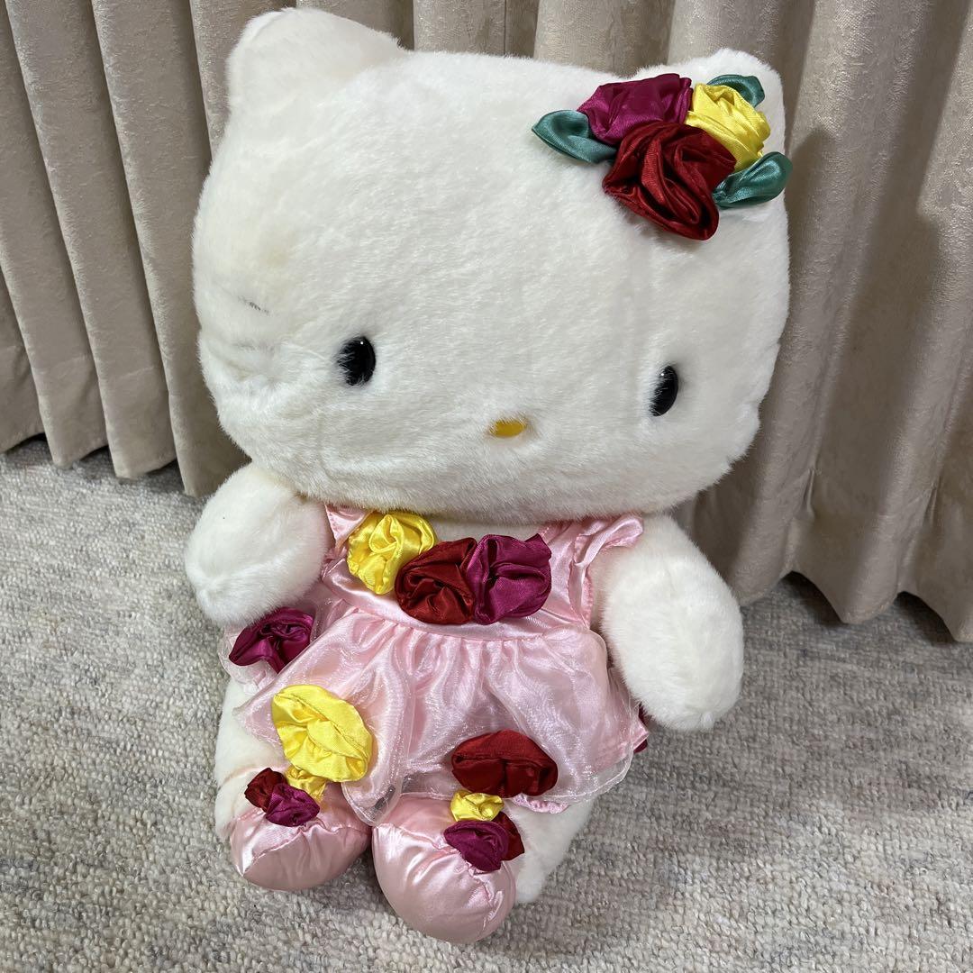 ハローキティ 完全受注生産品 ローズドレスぬいぐるみ（ハロー