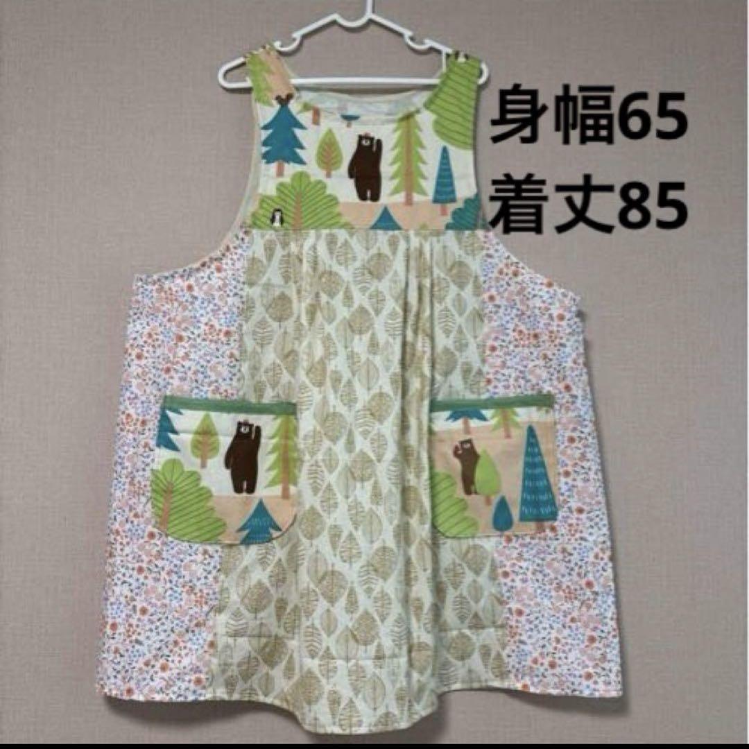 harupan　保育士エプロン　エプロン　ハンドメイド ハンドメイドエプロン 保育士エプロン ねこ柄 - メルカリ