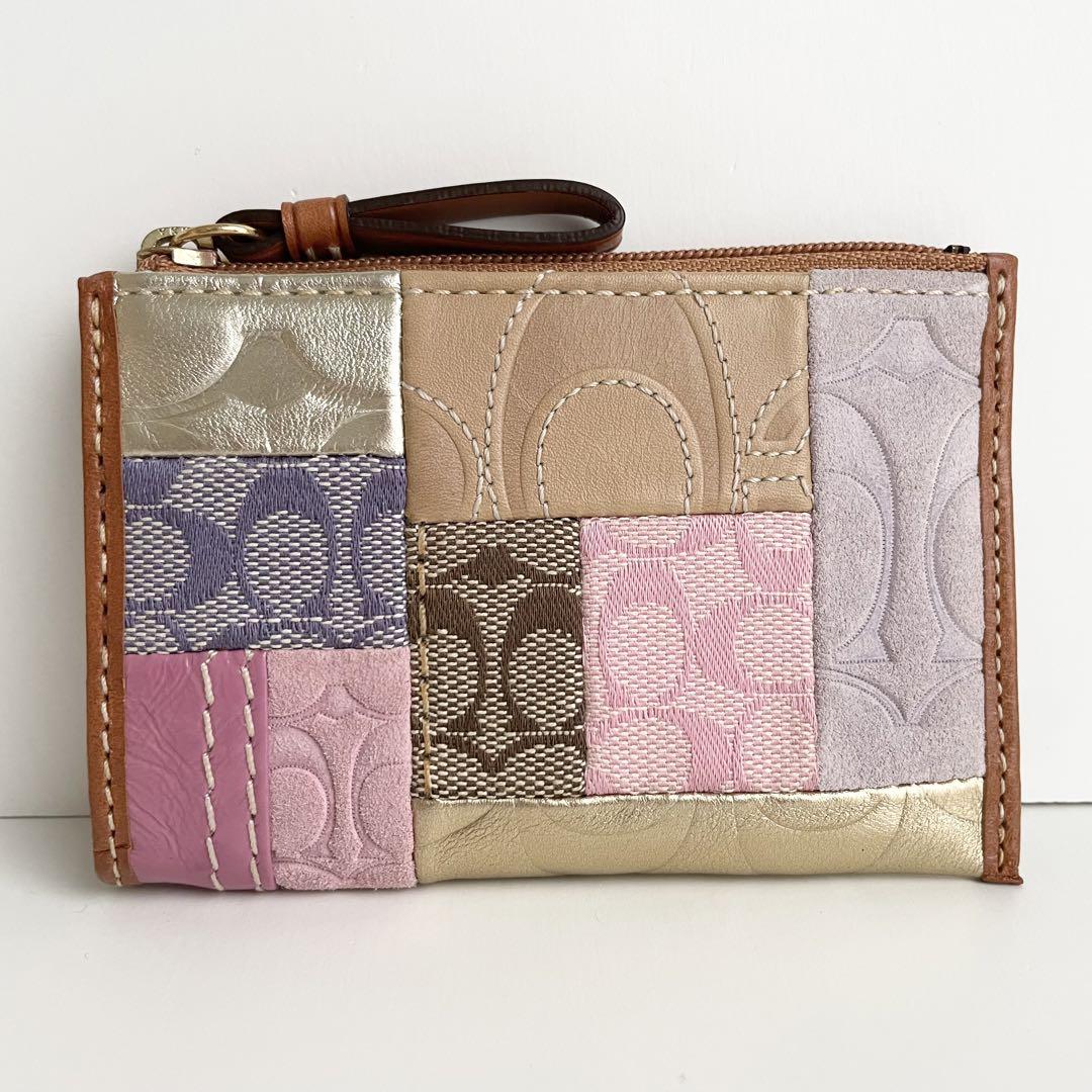 コーチ COACH カードケース スキニー コインケース シグネチャー 新品