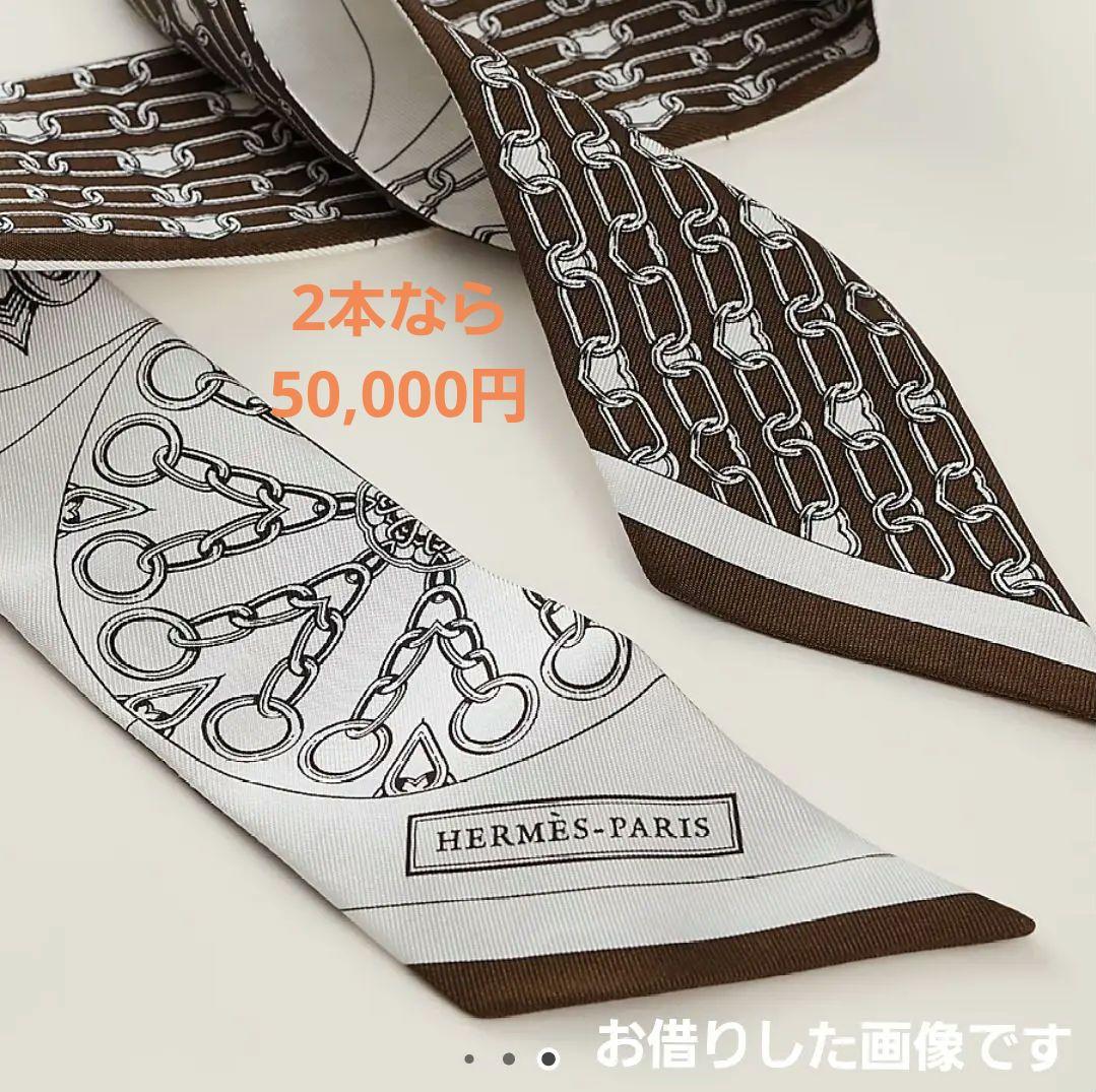 エルメス ツイリー《カレイドスコープ・エフェクト》2025SS 新品 2本セット