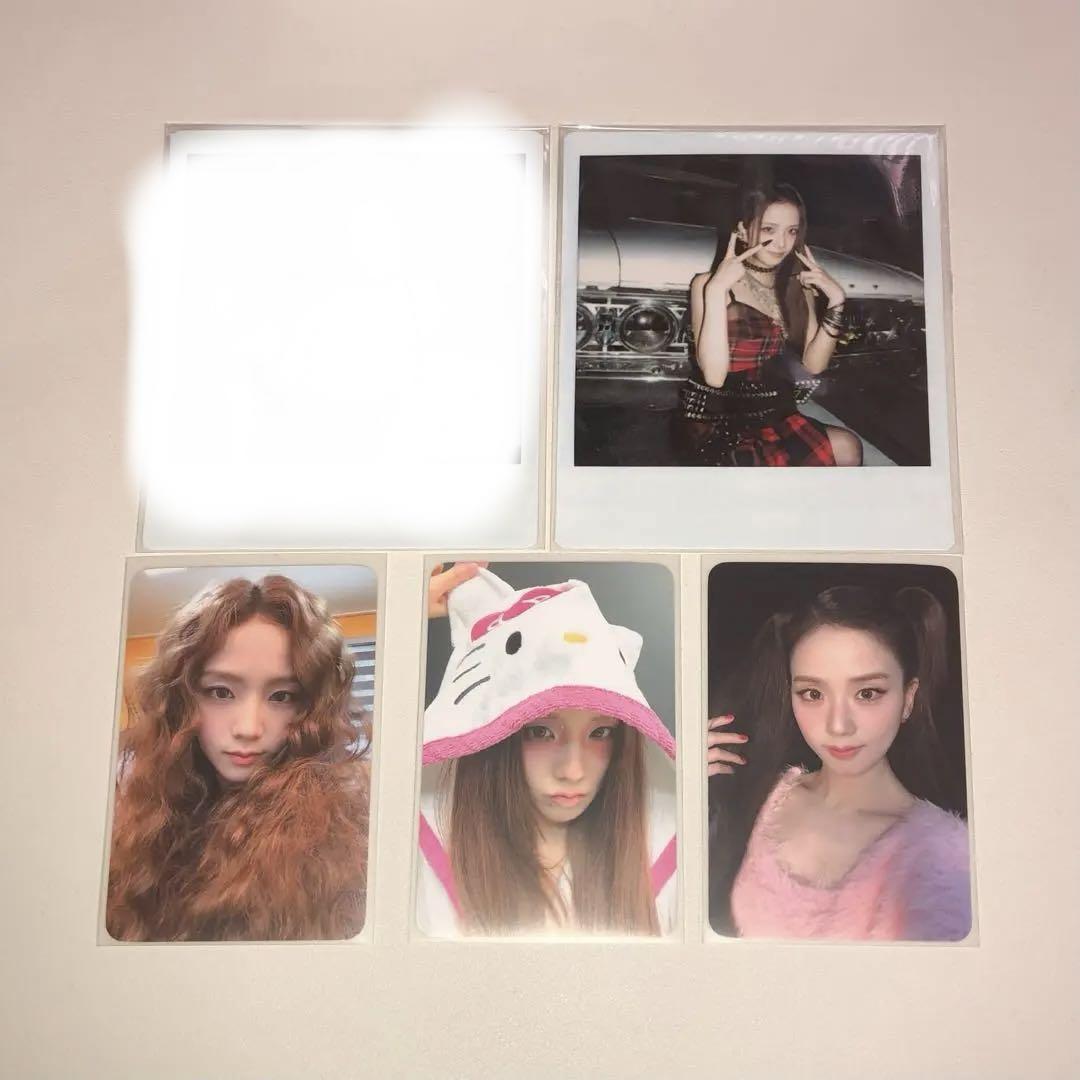 blackpink AMORTAGE withmuu ポラロイド ジス トレカ - アイドル最新