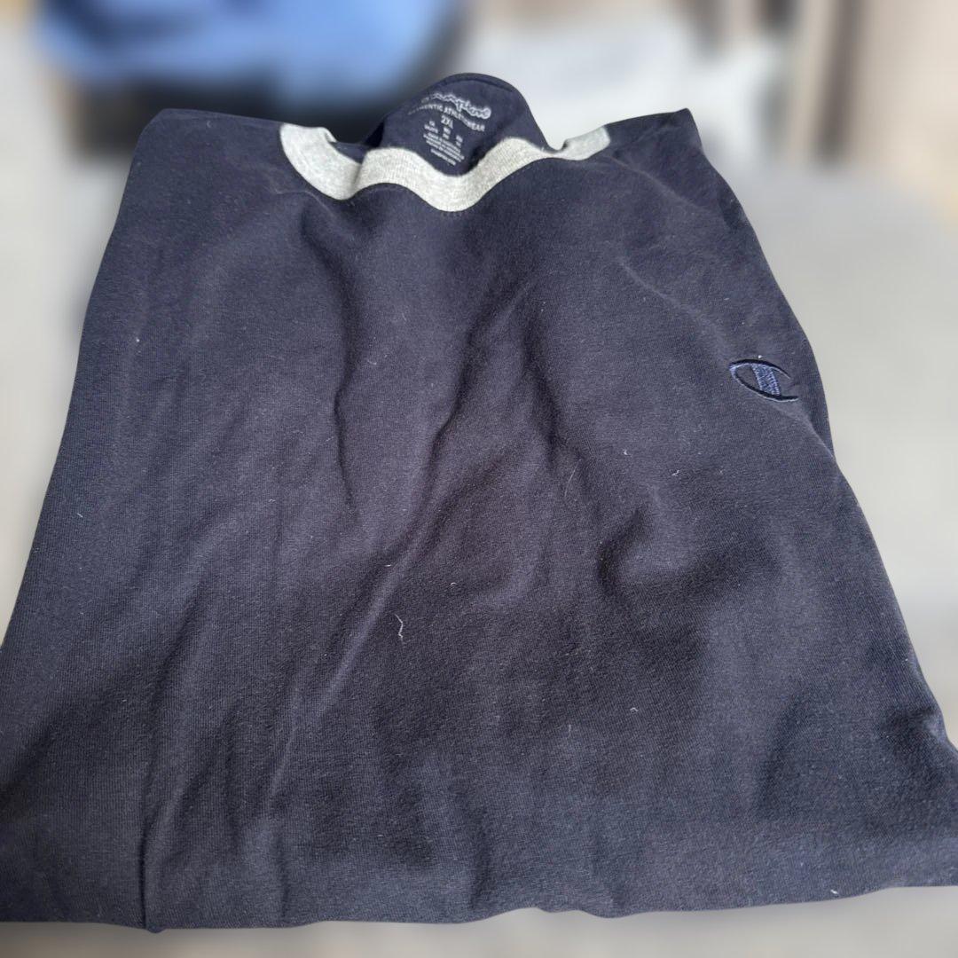Champion ブラック Tシャツ 2XL