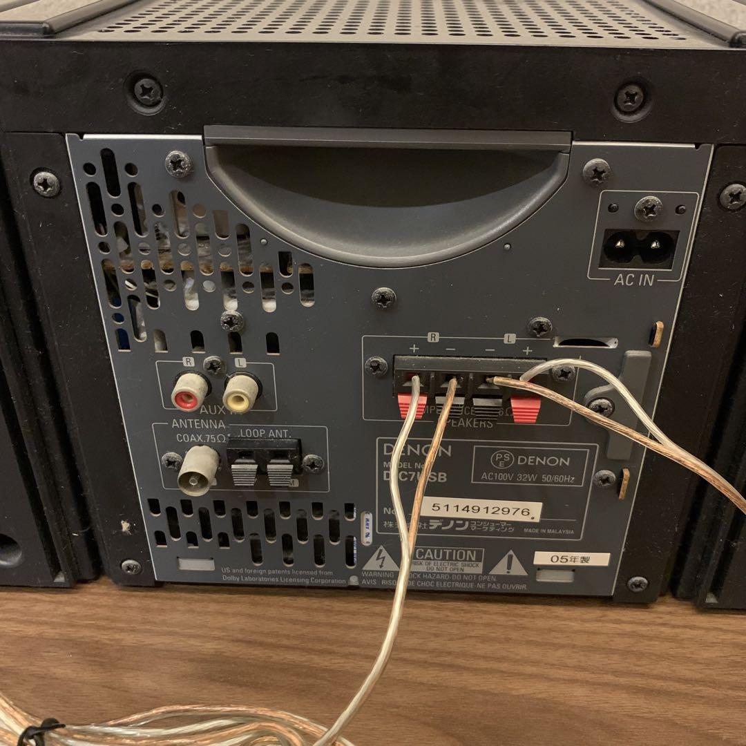 DENON CD/MDミニコンポ D-C7USB