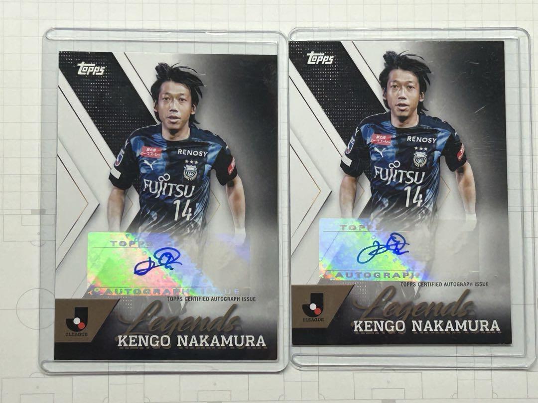 2025 Jリーグ topps カード 川崎フロンターレ 中村憲剛 直筆サイン